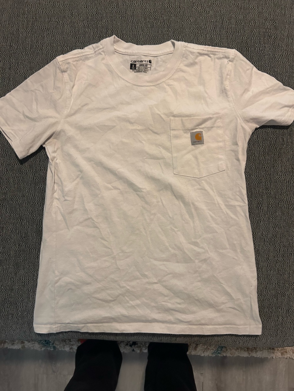 Carhartt women’s White Pocket T-Shirt